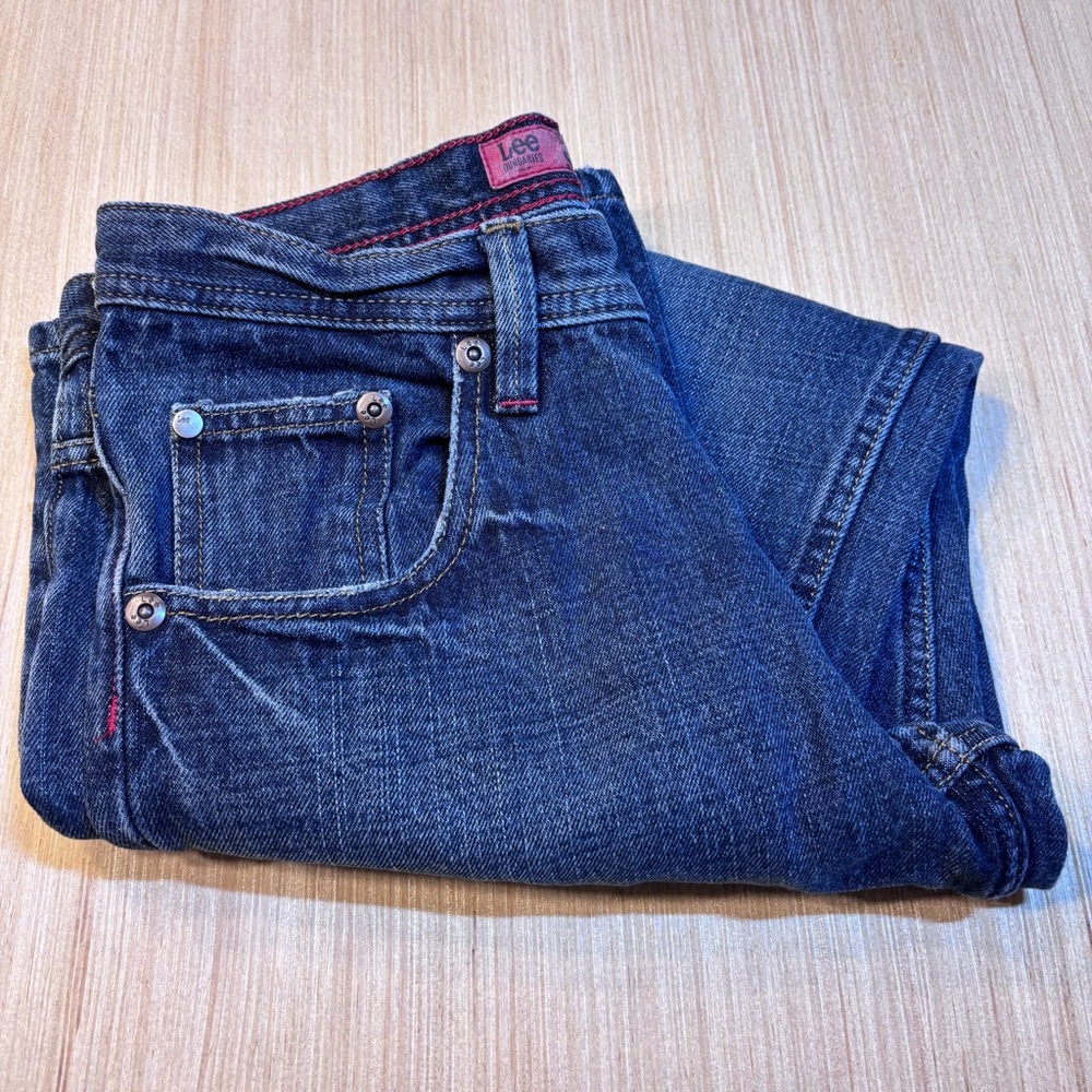 Lee Dungarees Slim Straight Fit Blue Jeans 16R (Boys)